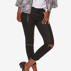 Free People Skinny Ripped Jeans